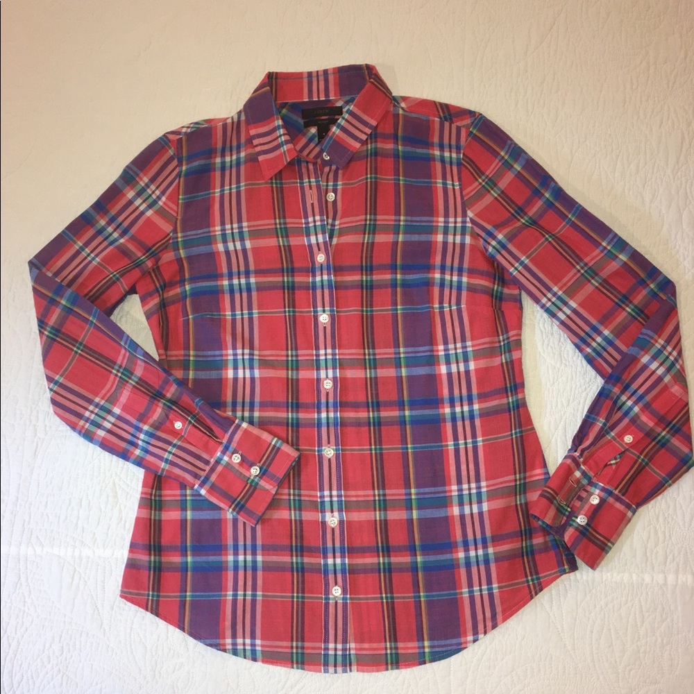 JCrew Perfect Shirt Sz 4